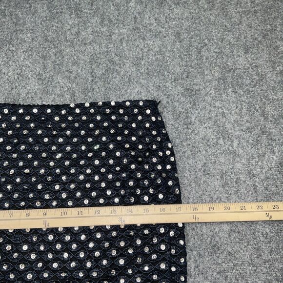 Diane von Furstenberg Skirt Womens Size 4 Navy Pencil Skirt - Picture 6 of 14